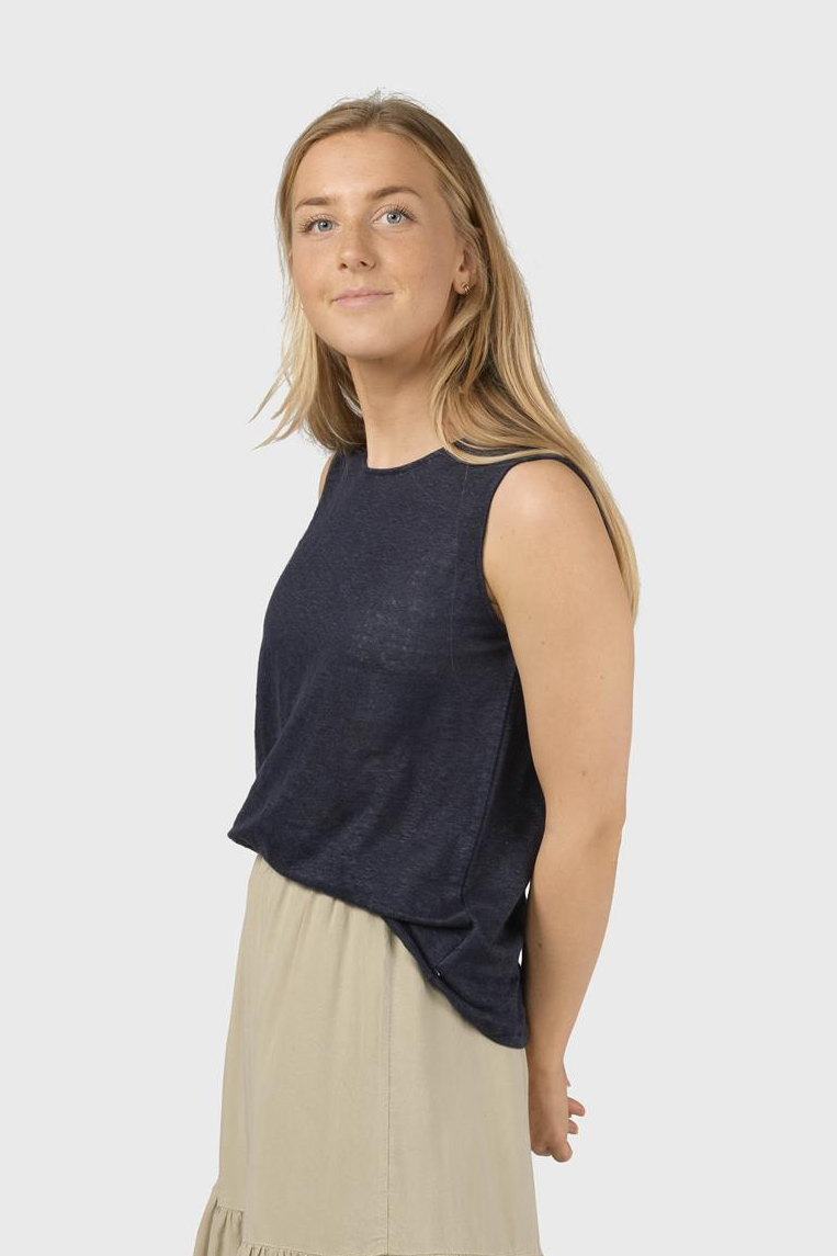 Klitm&Atilde;&cedil;ller Damen vegan Tank Top Dee Navy