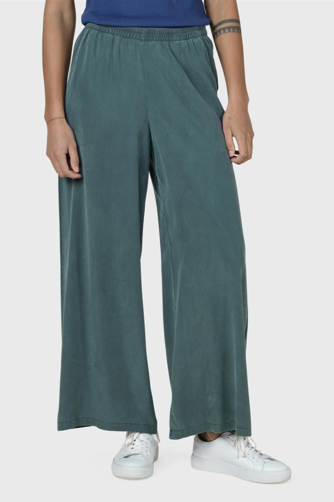 Klitm&Atilde;&cedil;ller Damen vegan Hose Kaja Moosgr&Atilde;&frac14;n