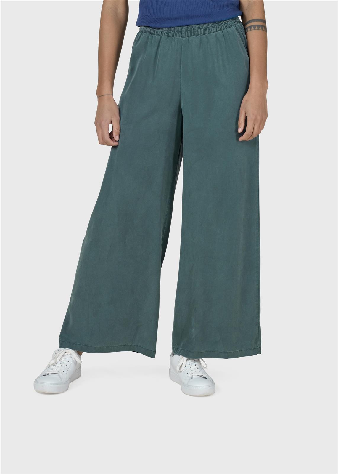 Klitmøller womens vegan Pants Kaja Moss Green