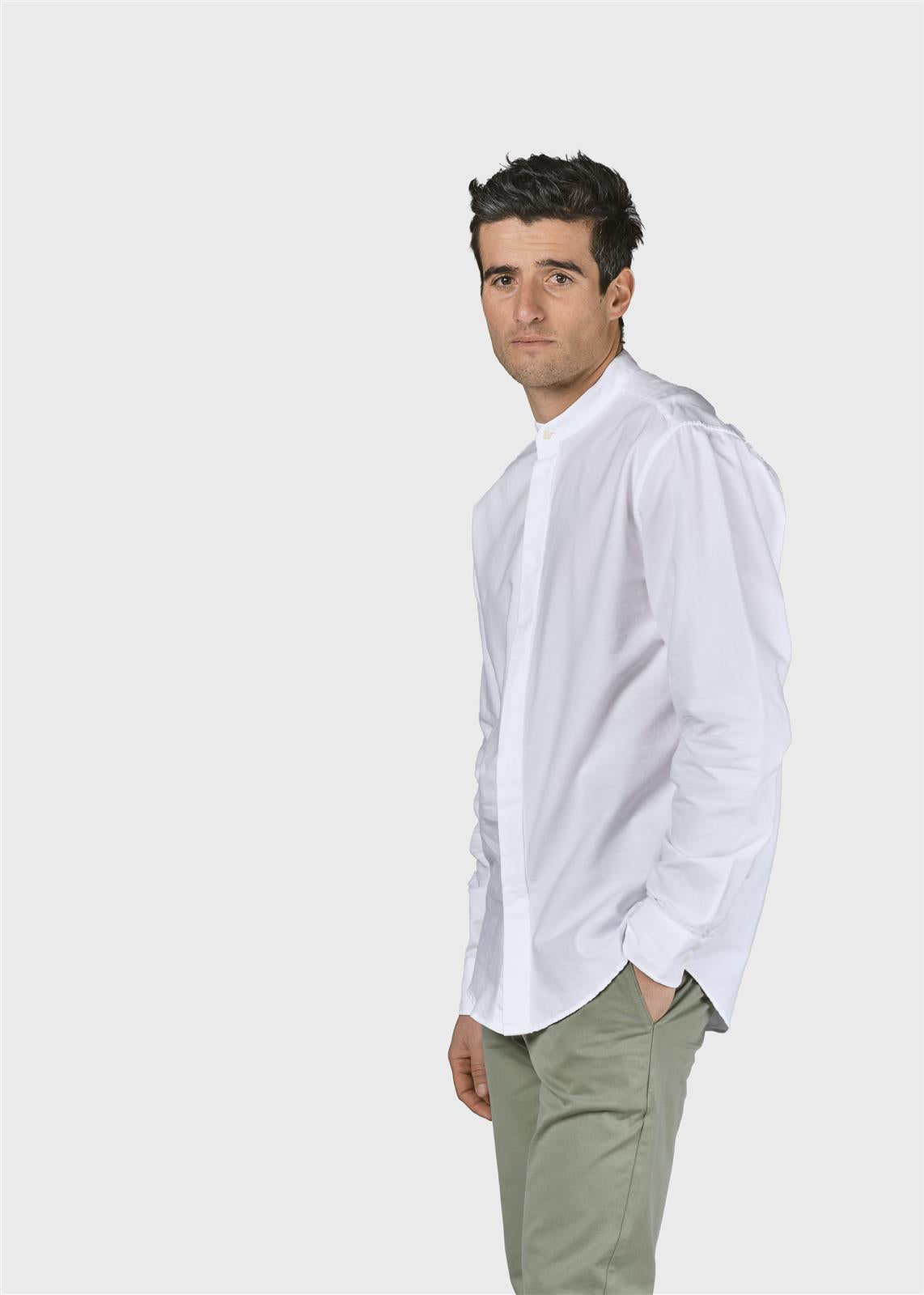 Klitmøller men vegan Shirt Simon White
