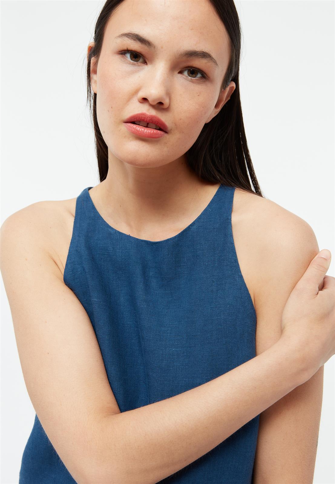 Givn womens vegan Dress Yuna Blazing Blue