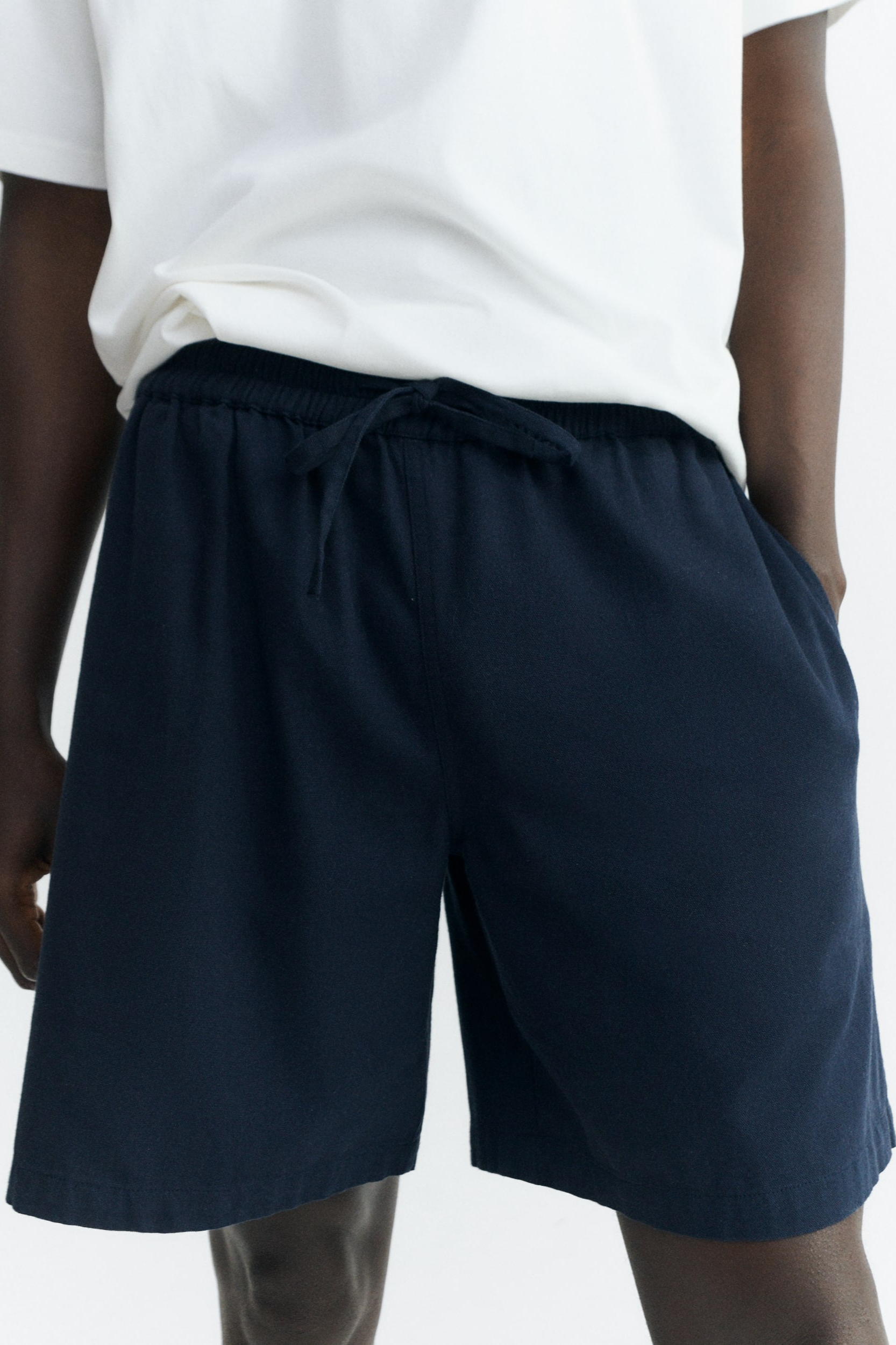 Thinking mu Herren vegan Shorts Henry Navy