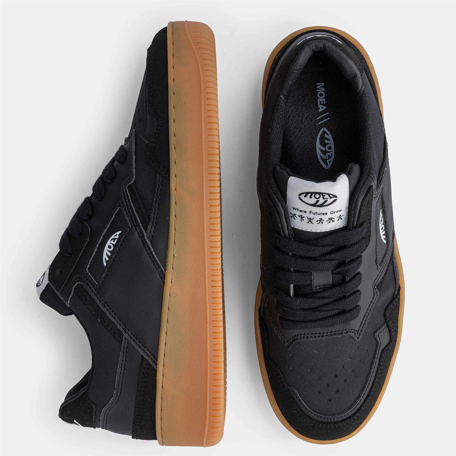 MoEa men vegan Sneakers Origin Black Textile