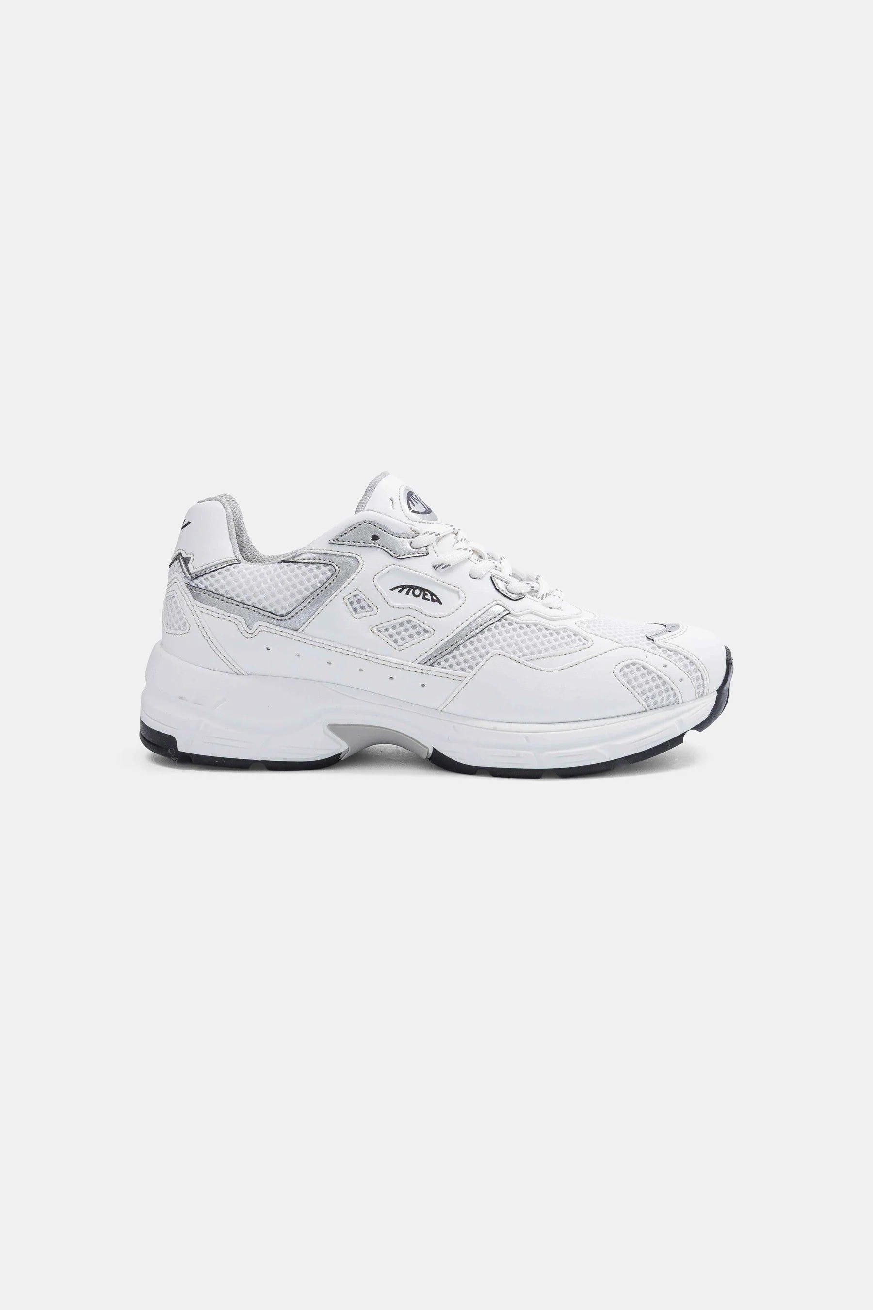 MoEa Herren vegan Sneaker Rush Wei&Atilde;Ÿ & Silber