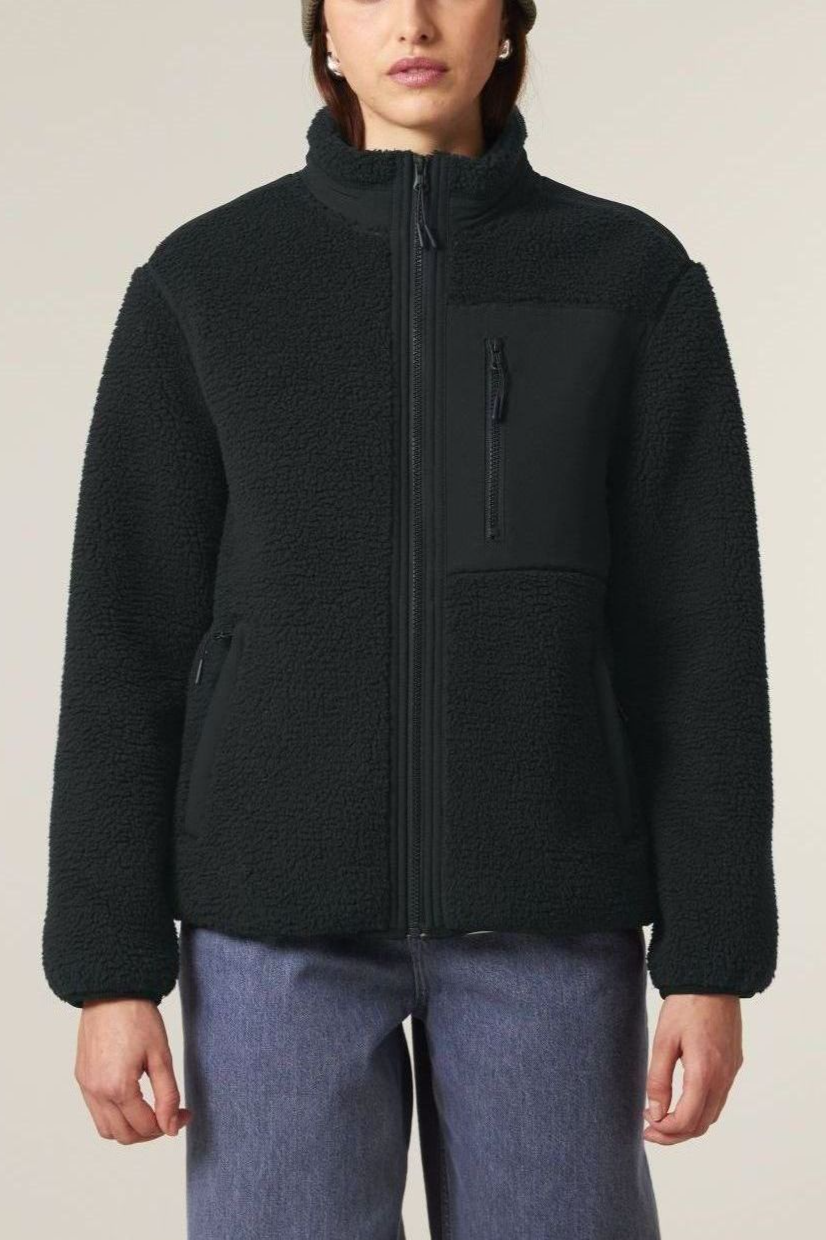 UNIPOLAR Herren vegan Jacke Brock Schwarz