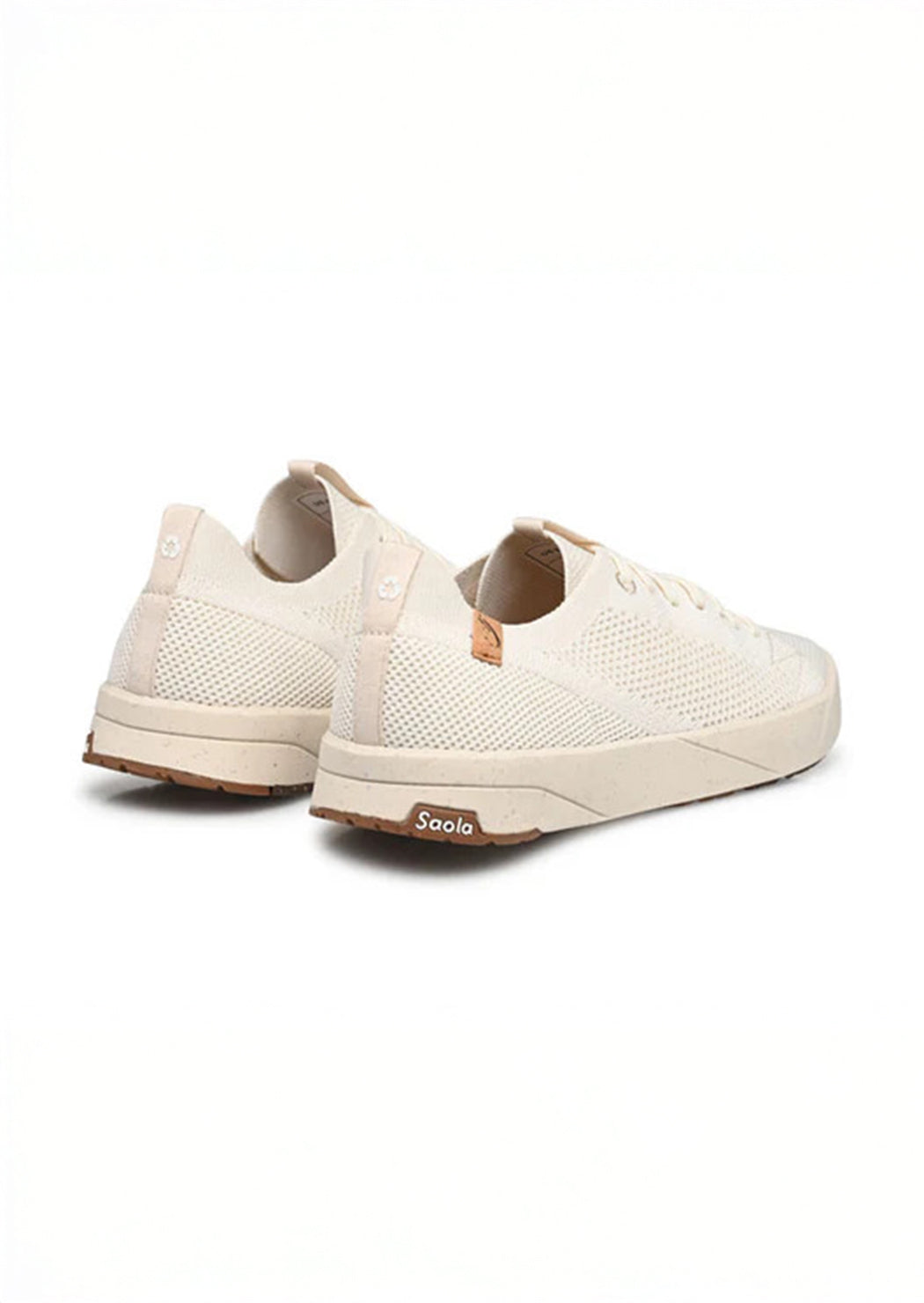 SAOLA womens vegan Sneakers Cannon Knit 2.0 White
