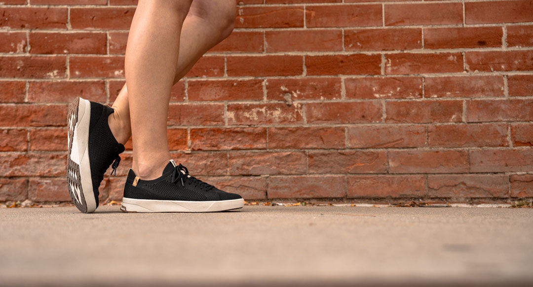 SAOLA womens vegan Sneakers Cannon Knit 2.0 Black
