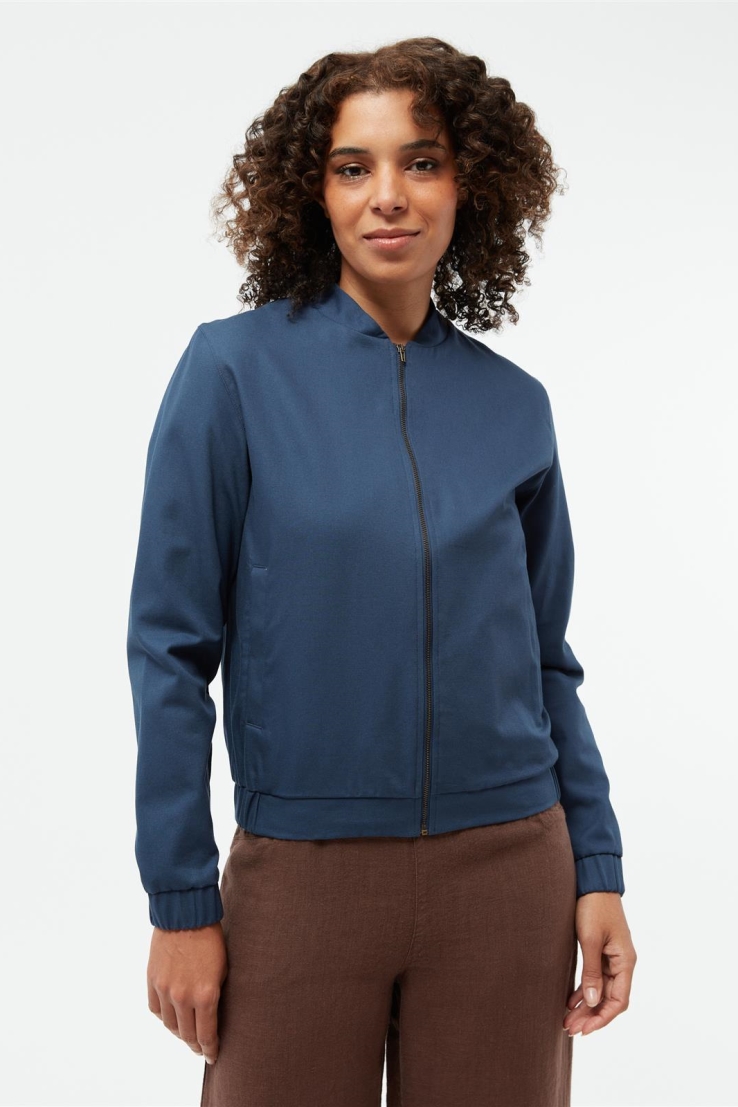 Image of Givn dames vegan Blouson Estrella Oceaanblauw