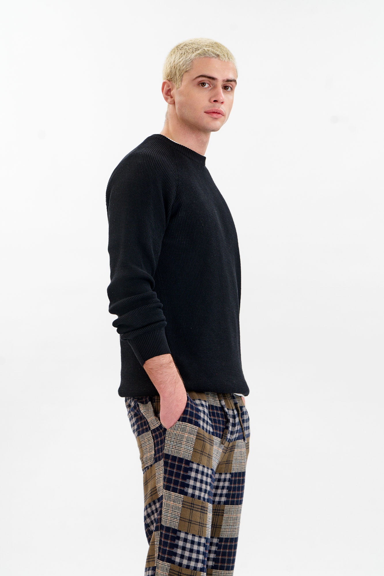 KOMODO men vegan Jumper Men Fog Black