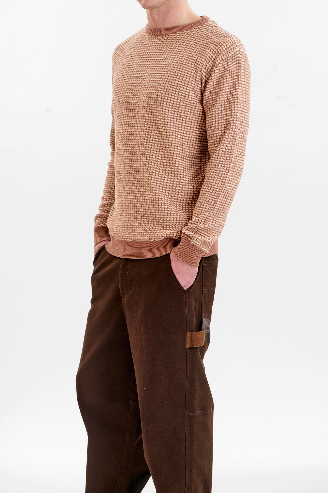 KOMODO men vegan Jumper Hasan Coffee
