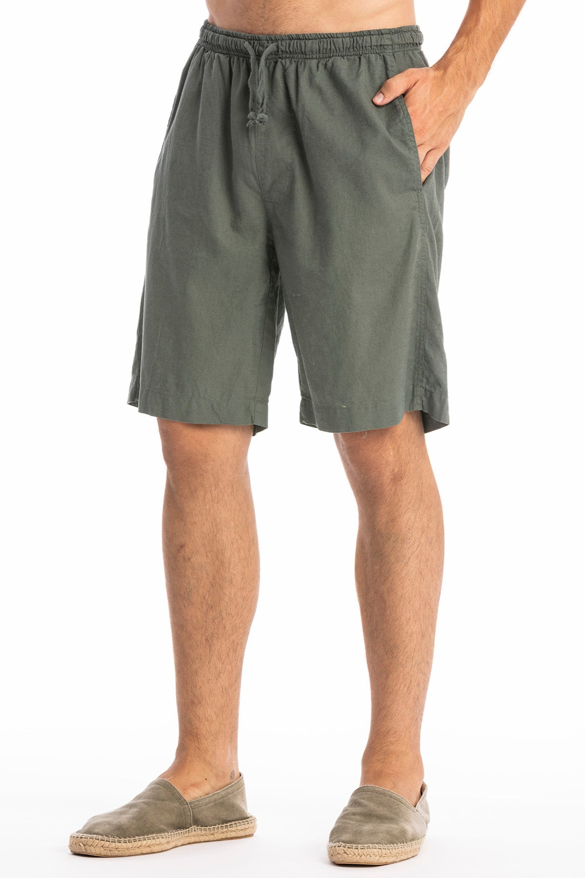 RAVENS VIEW IBIZA Herren vegan Shorts Tom Xl Olivgr&Atilde;&frac14;n