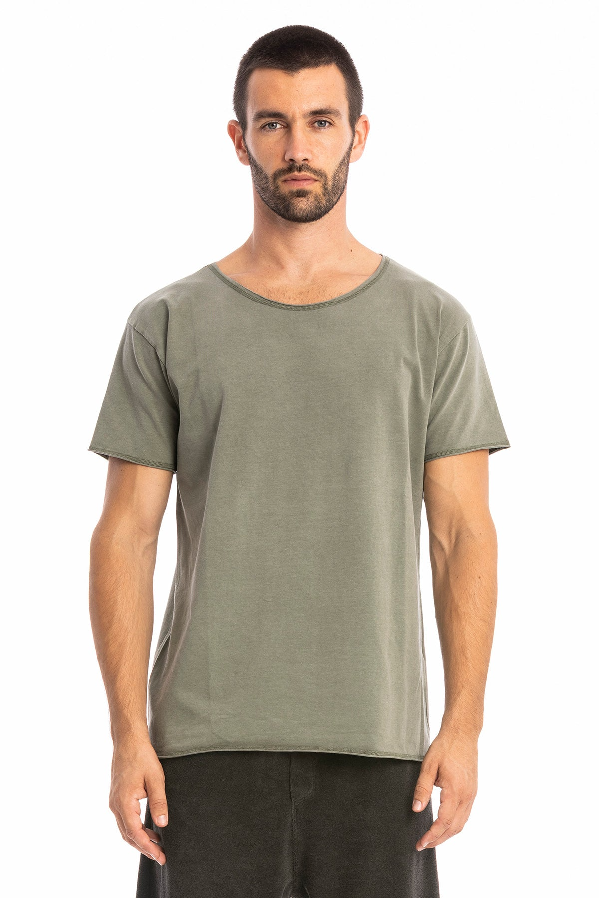 RAVENS VIEW IBIZA Herren vegan T-Shirt Cut Dust Olive