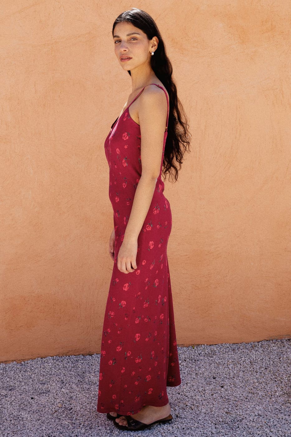Avani womens vegan Dress Jade Raspberry