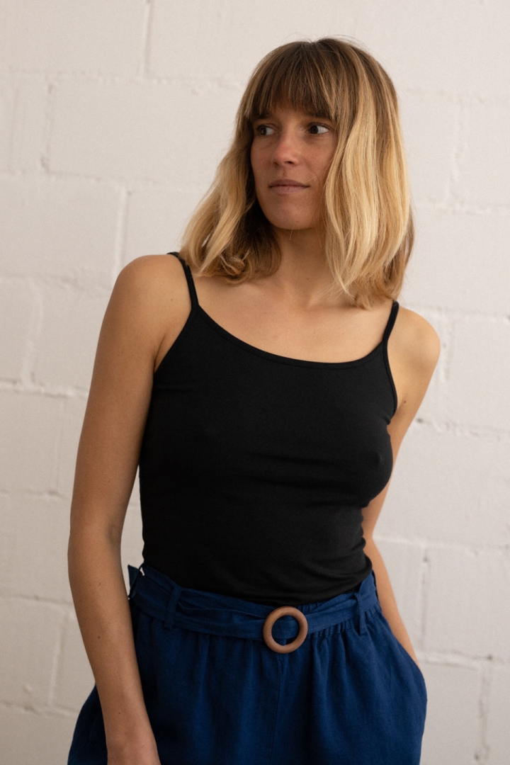 TWOTHIRDS womens vegan Top Olipa Black