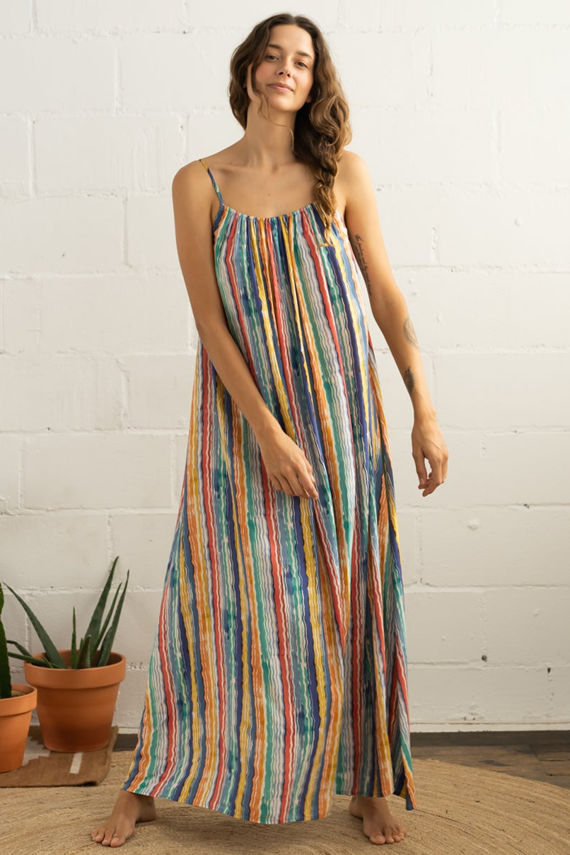 TWOTHIRDS womens vegan Dress Sverdrup Waves