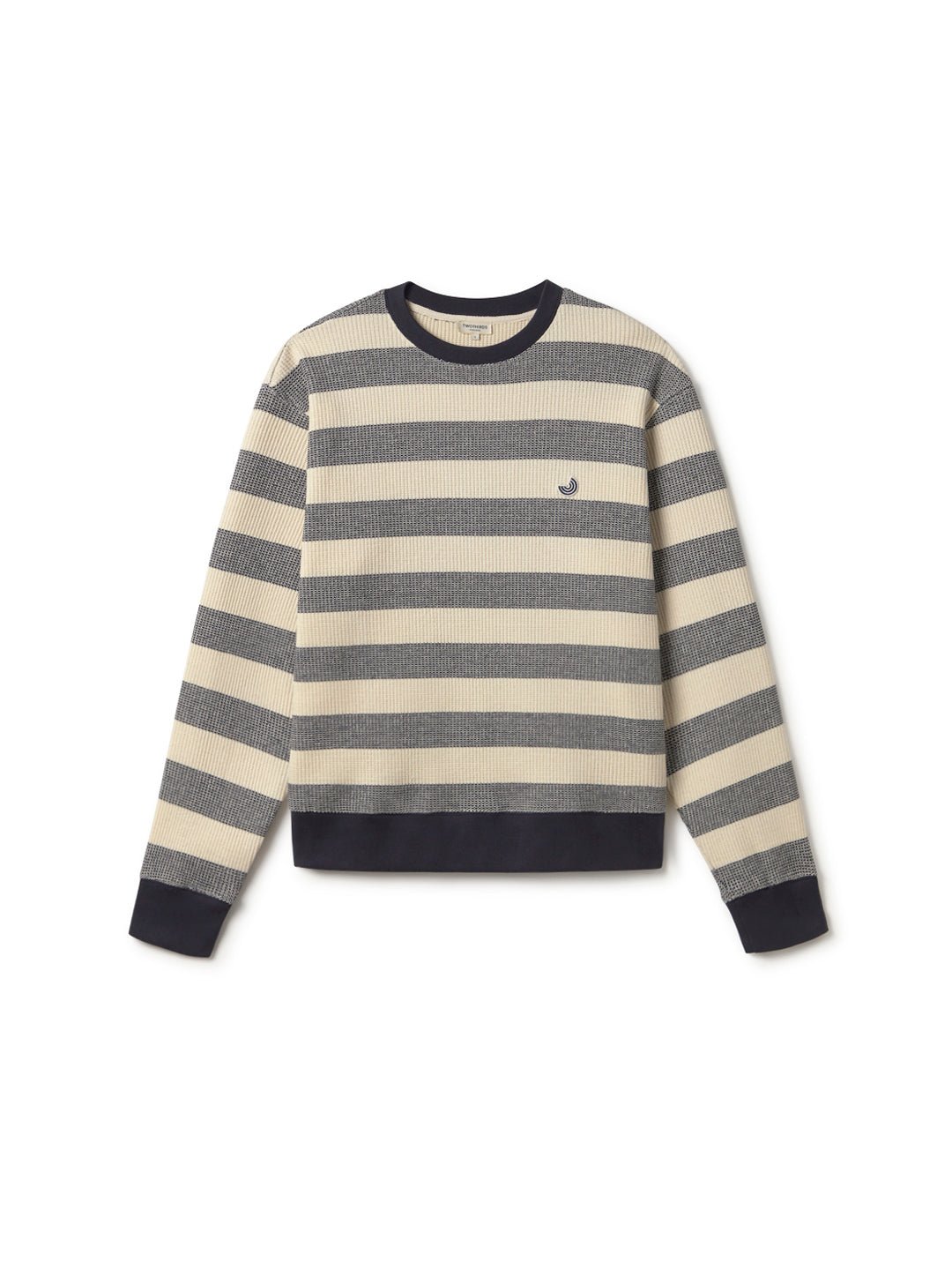 TWOTHIRDS men vegan Sweatshirt Garrylucas Navy/Ecru