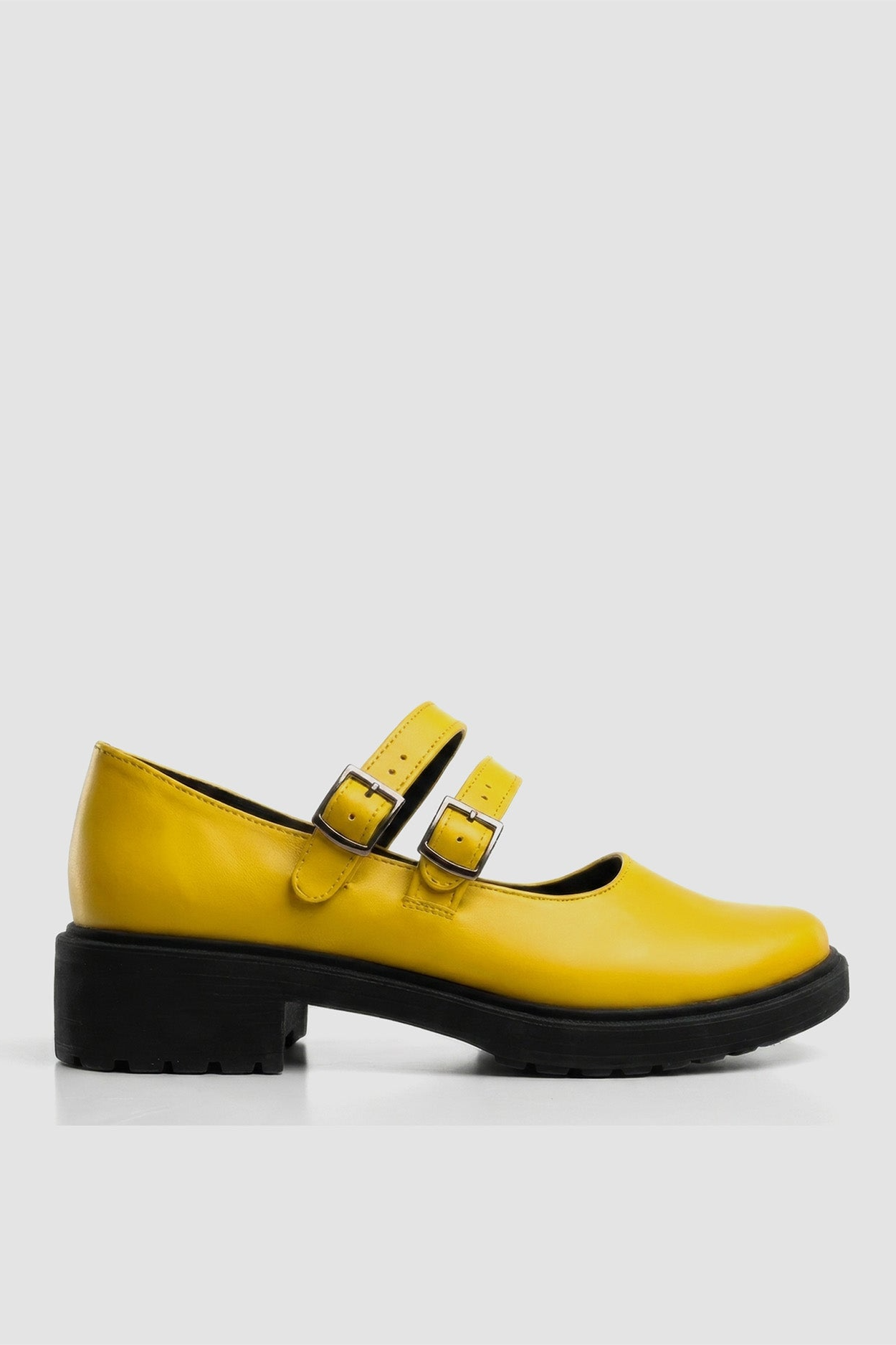 BOHEMA womens vegan Ballerinas Mary Jane Twin Yellow