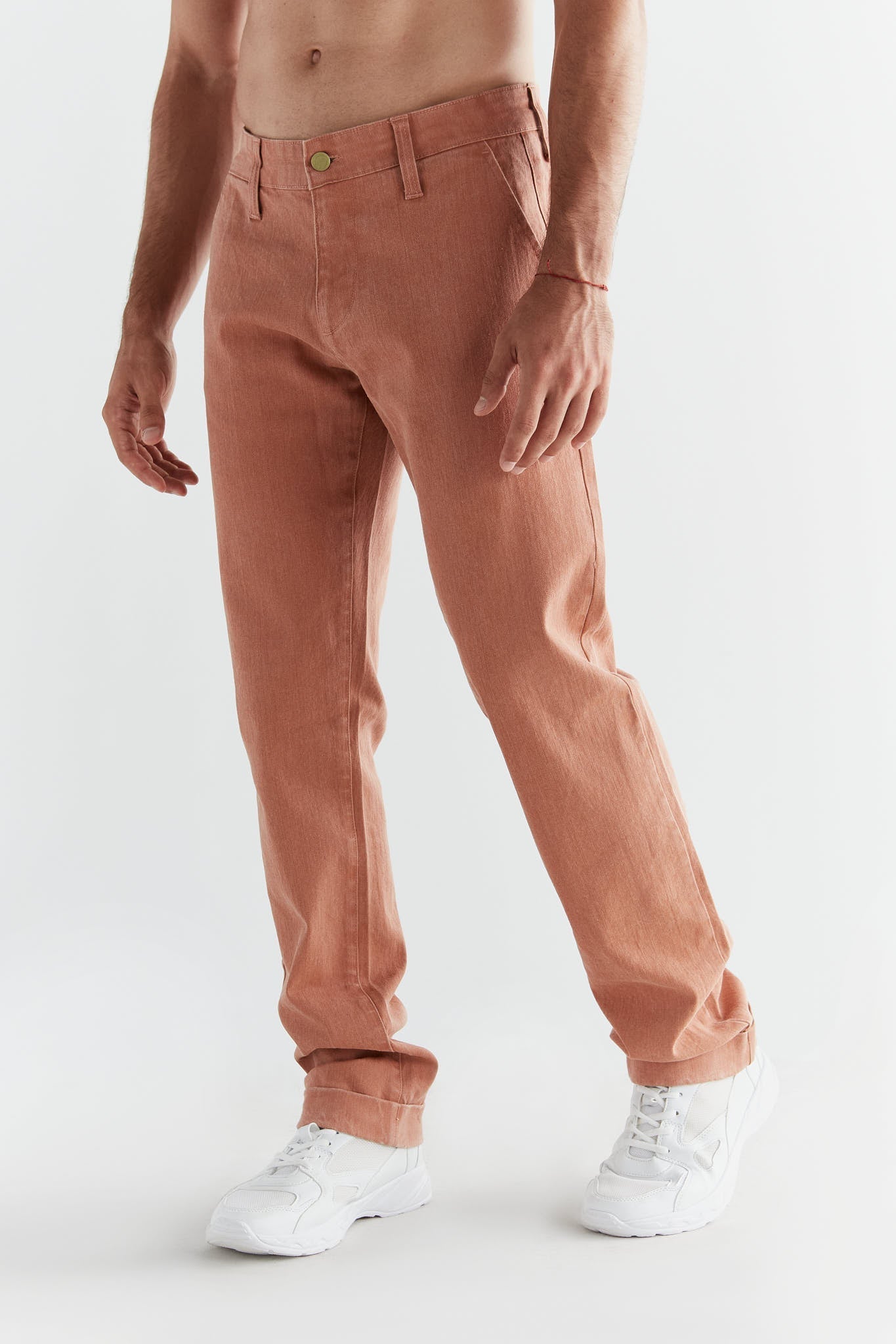 Evermind men vegan Denim Chinos Sunburn
