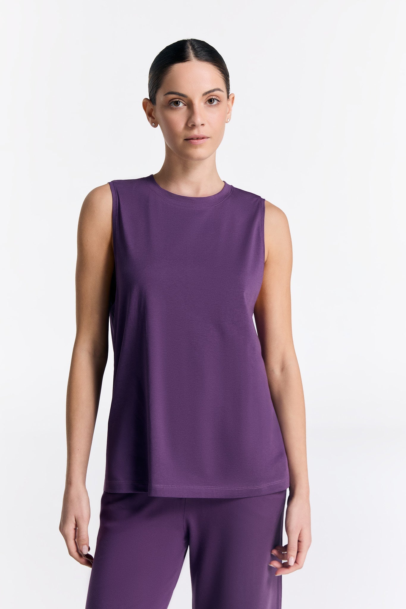 True North womens vegan Top With High Neckline Active Wine Berry