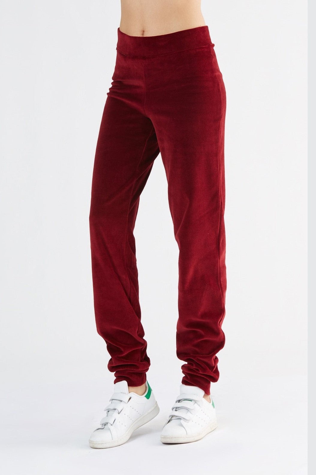 Leela Cotton womens vegan Pants Nicky Bordeaux
