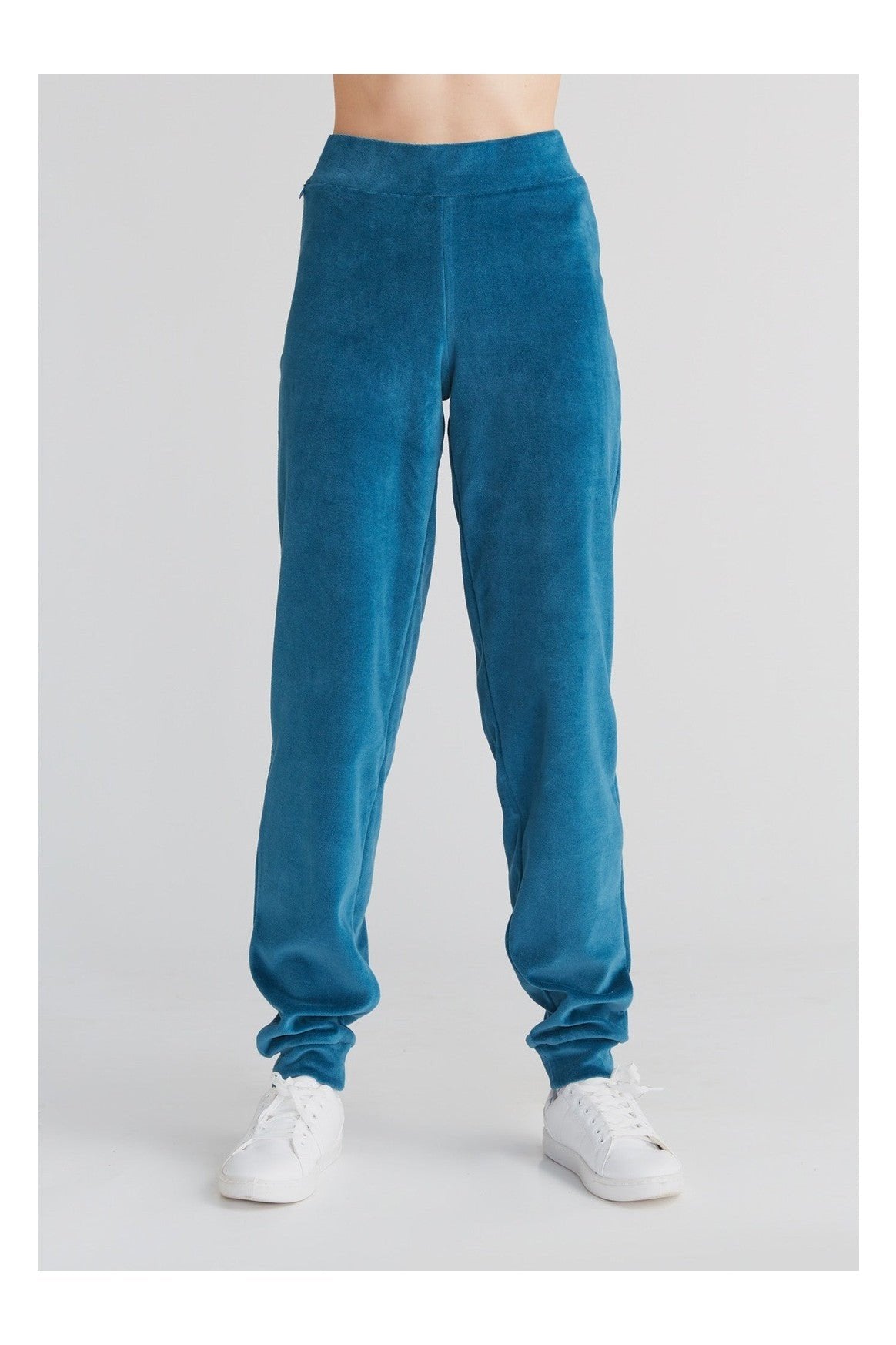 Leela Cotton womens vegan Pants Nicky Danube Blue