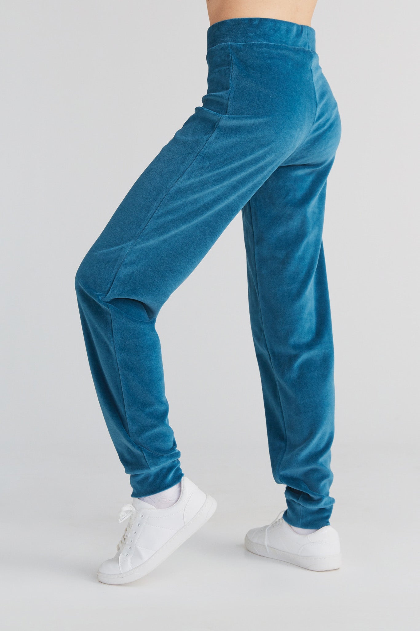 Leela Cotton womens vegan Pants Nicky Danube Blue
