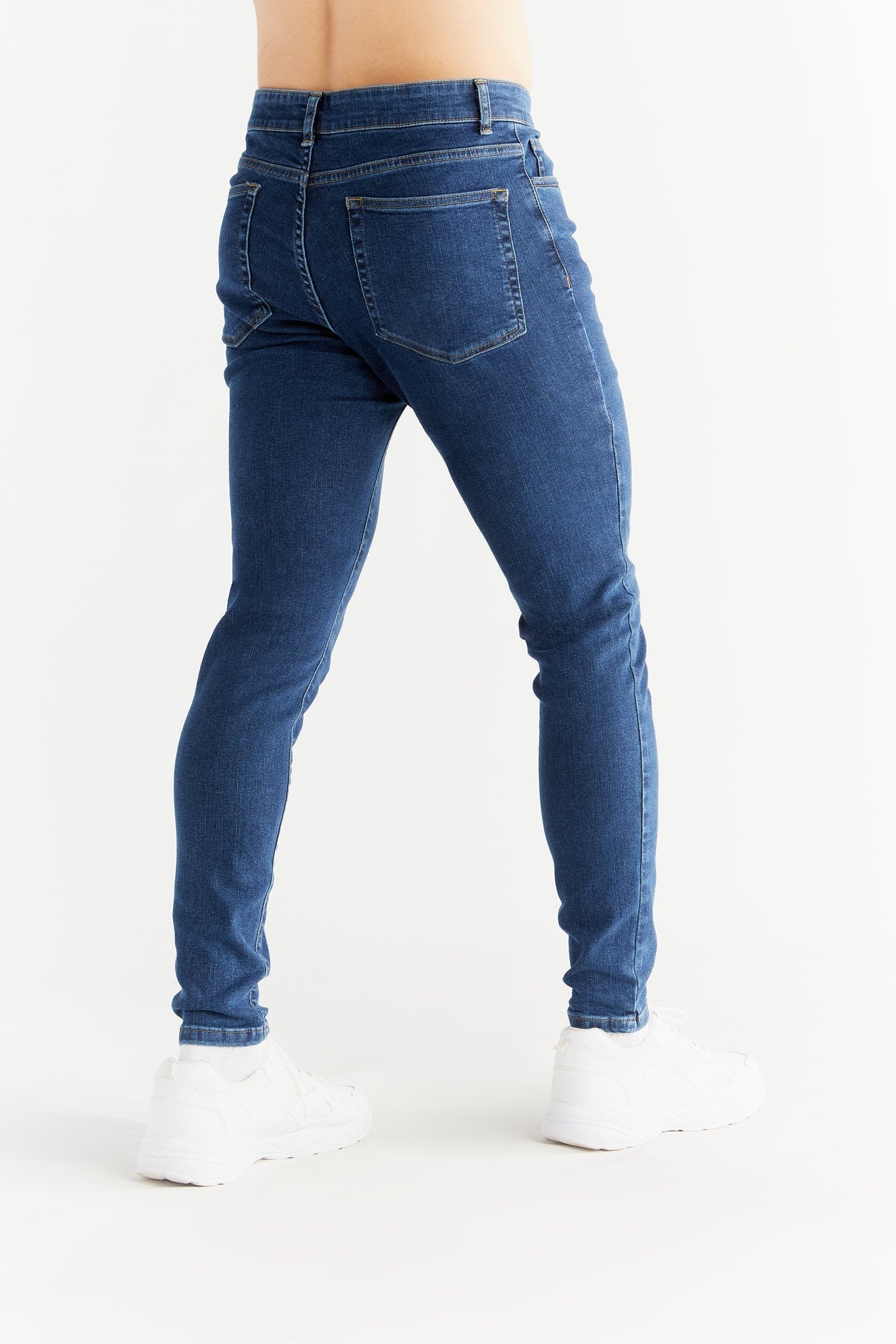 Evermind men vegan Jeans Skinny Fit Lapis Blue