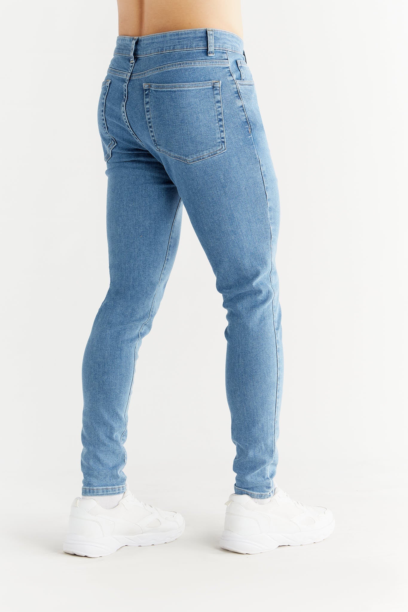 Evermind men vegan Jeans Skinny Fit Day Sky Blue