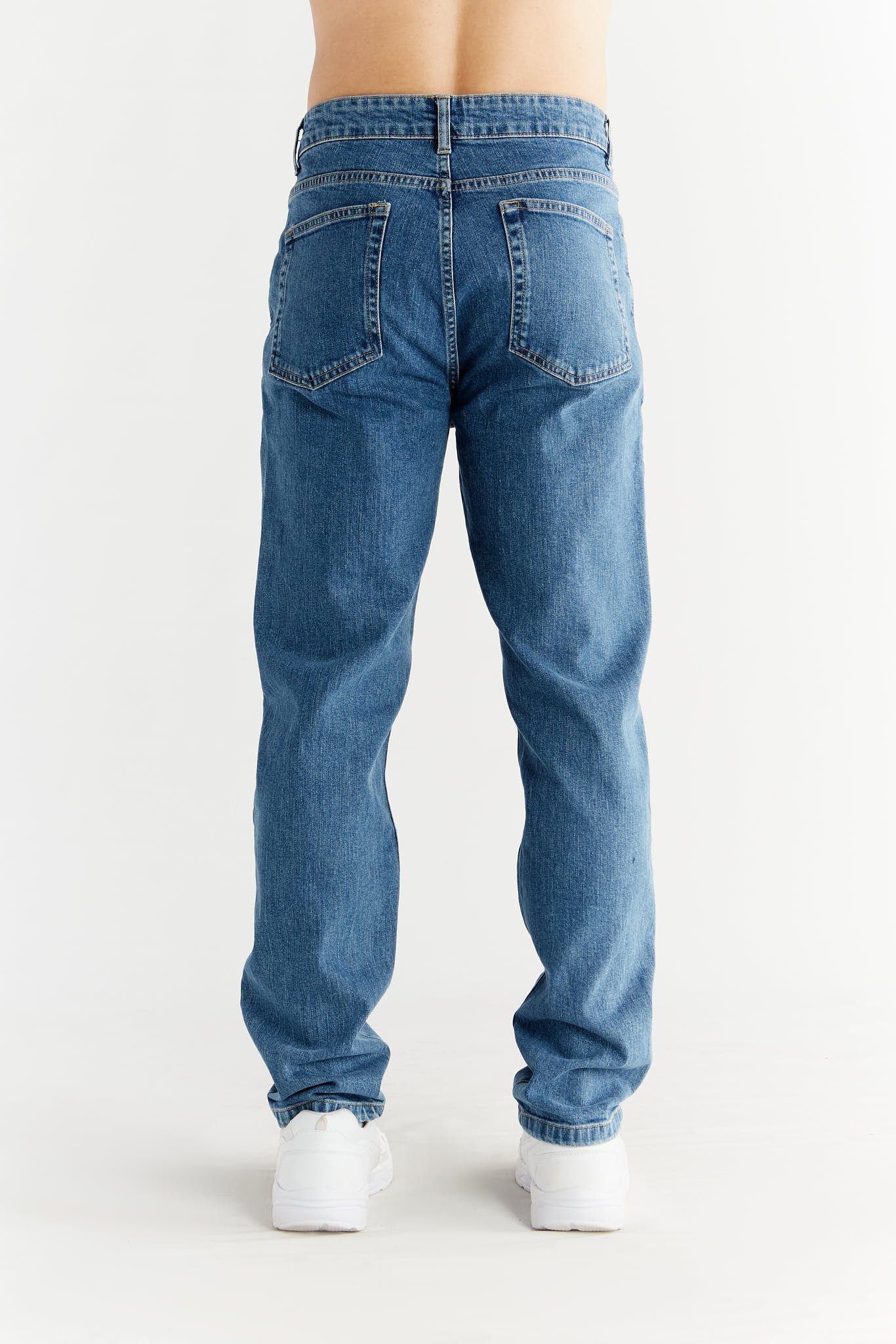 Evermind men vegan Jeans Straight Fit Sapphire Blue