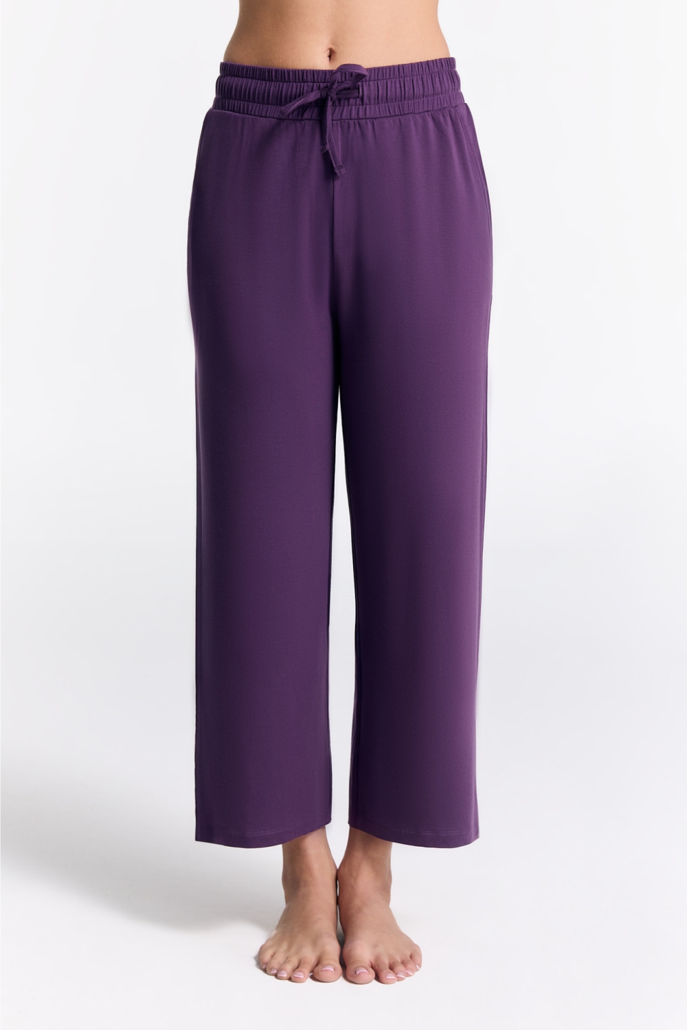 True North womens vegan Pants Wide Leg Wine Berry