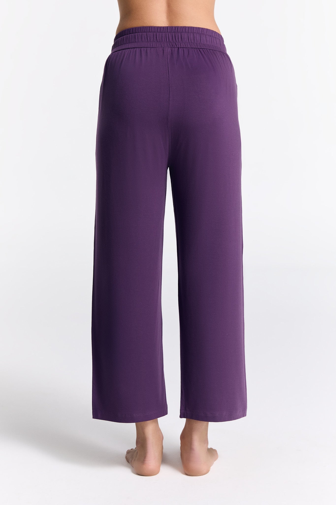True North womens vegan Pants Wide Leg Wine Berry