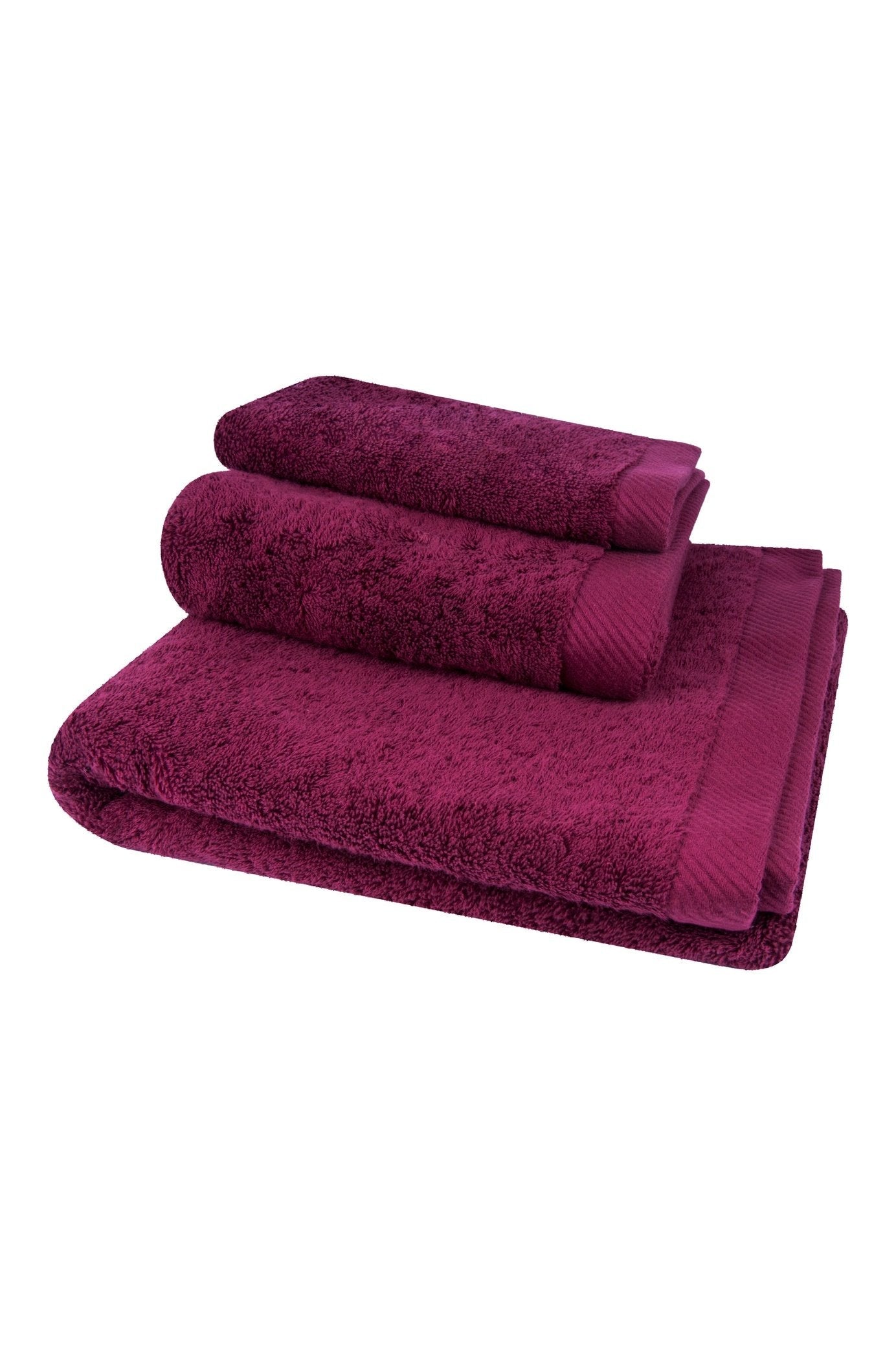 EO Home unisex vegan Towel Bordeaux