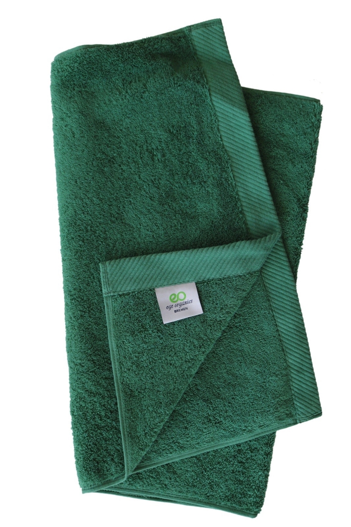 EO Home unisex vegan Towel Forest Green