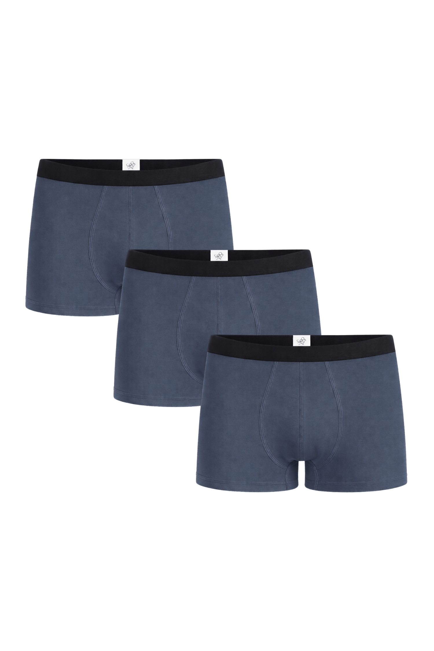 Albero Natur men vegan Multipack 3x Trunk Shorts Dark Blue