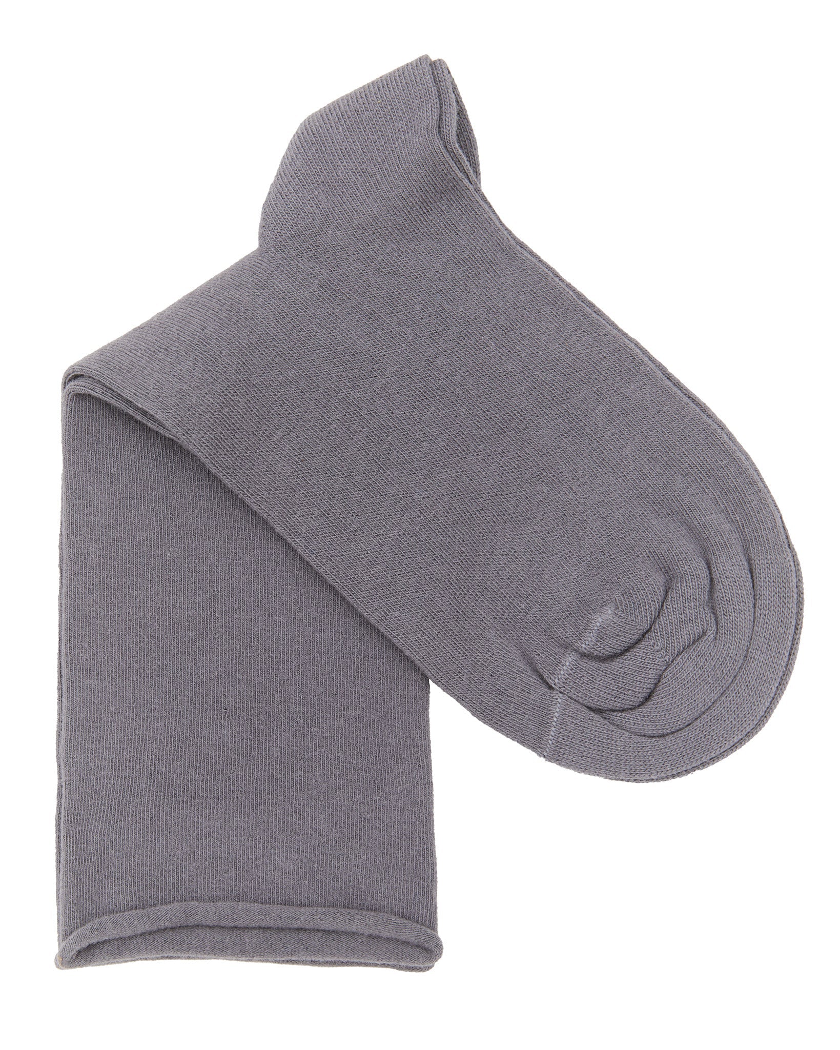 Albero Natur womens vegan Multipack 6x Socks Unisex With Rolled Cuffs Fume Grey