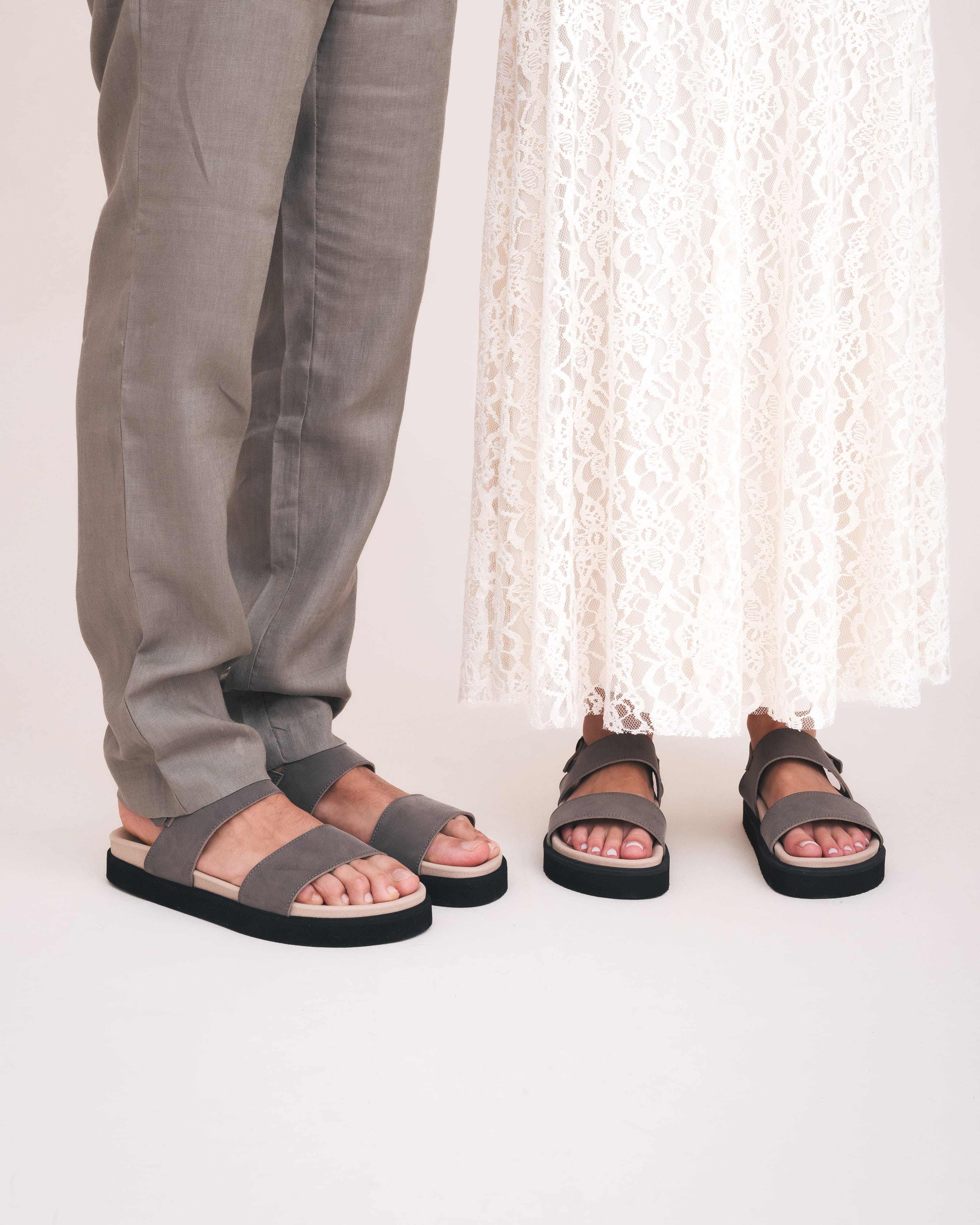 NAE men vegan Sandals Palau Green
