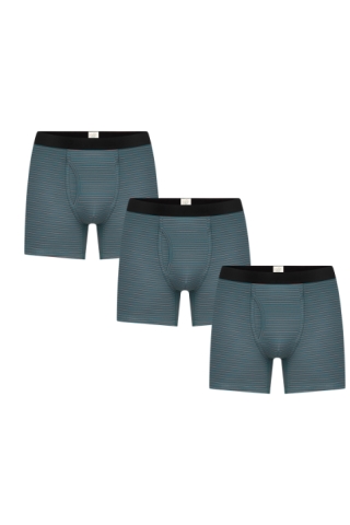 Albero Natur men vegan Multipack 3x Boxer Shorts Fir/Tabasco