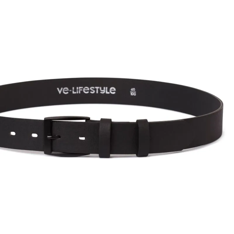 VE-Lifestyle men vegan Belt Theo Jeans Black