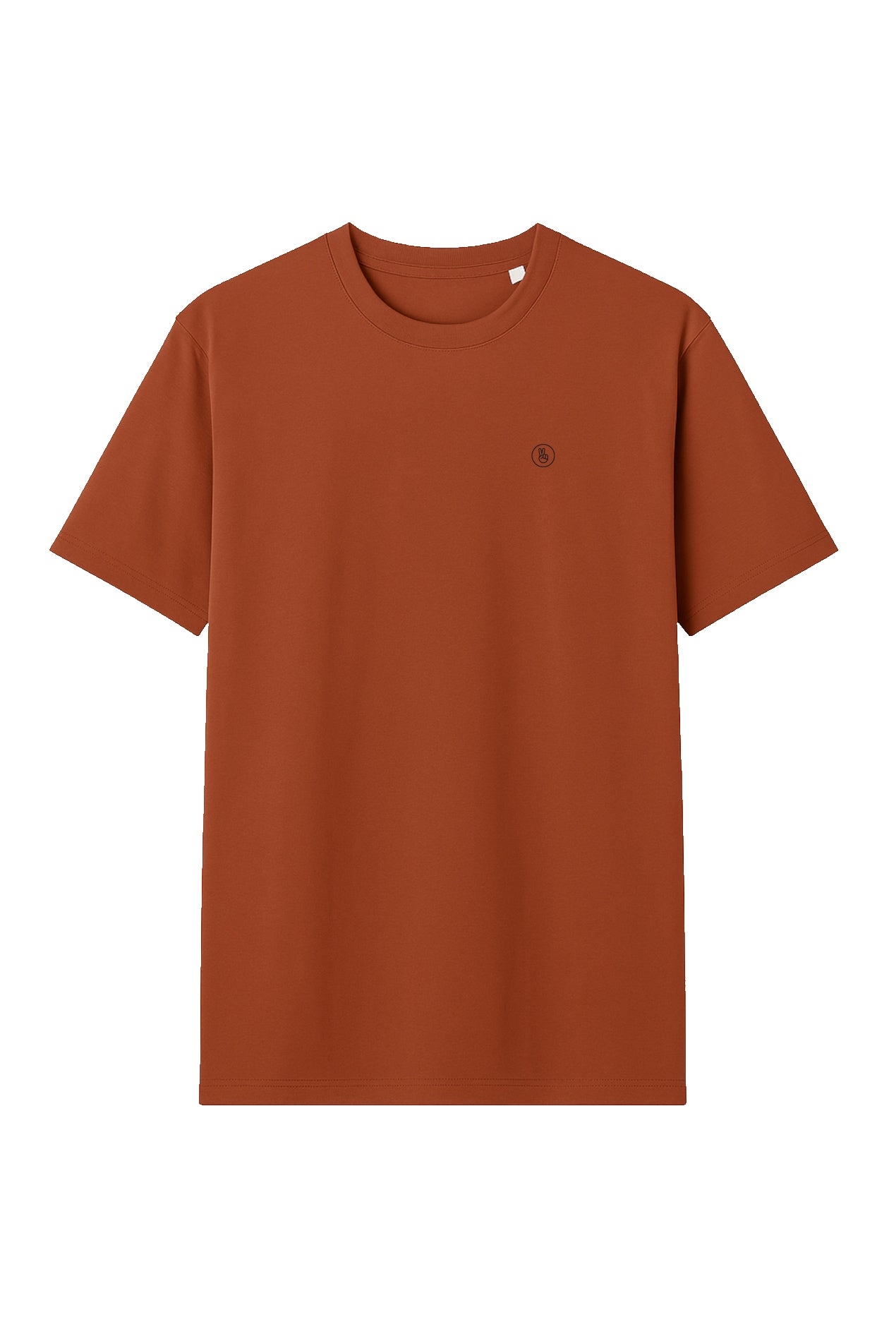 Hafendieb men vegan T-Shirt Men Peace Light Brown