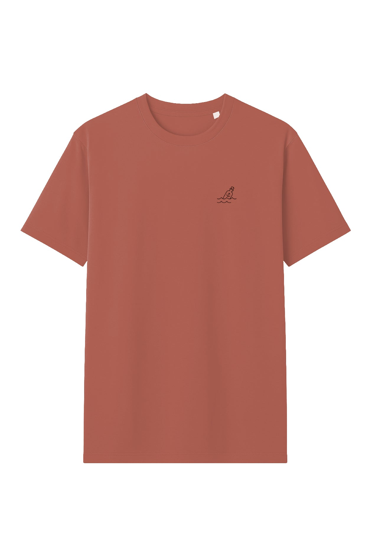 Hafendieb men vegan T-Shirt Men Mail In A Bottle Light Brown