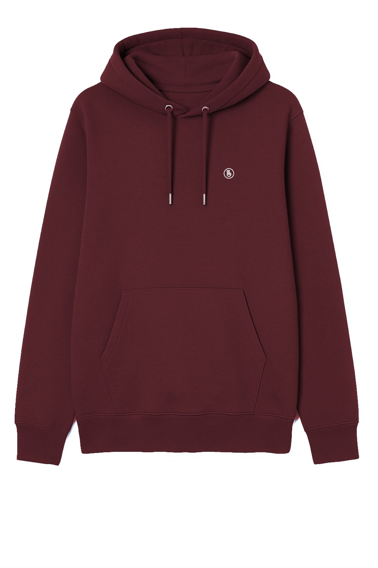 HAFENDIEB Herren vegan Hoodie Herren Peace Burgundy