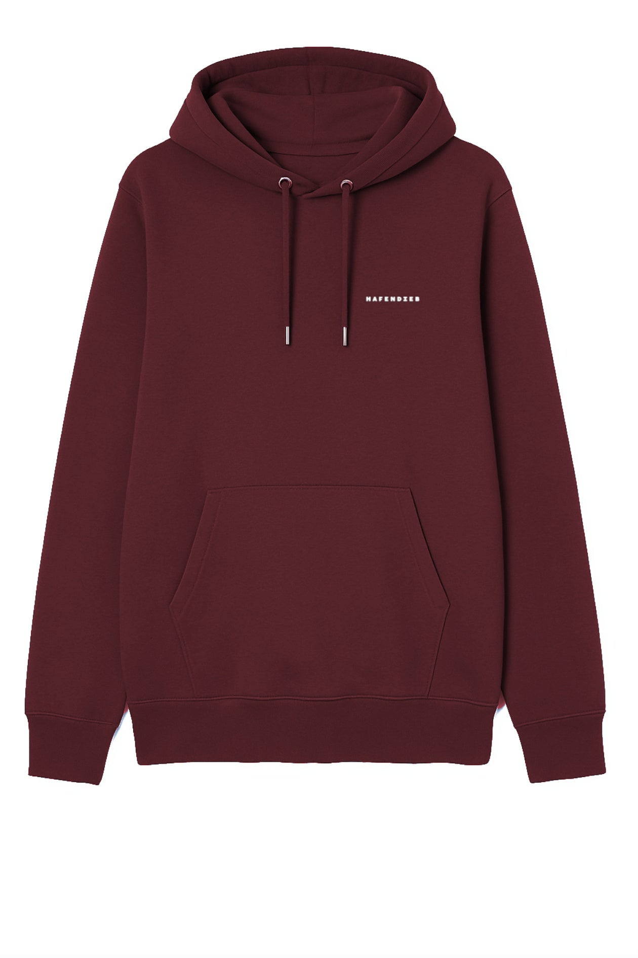 HAFENDIEB Herren vegan Hoodie Herren Logo Burgundy
