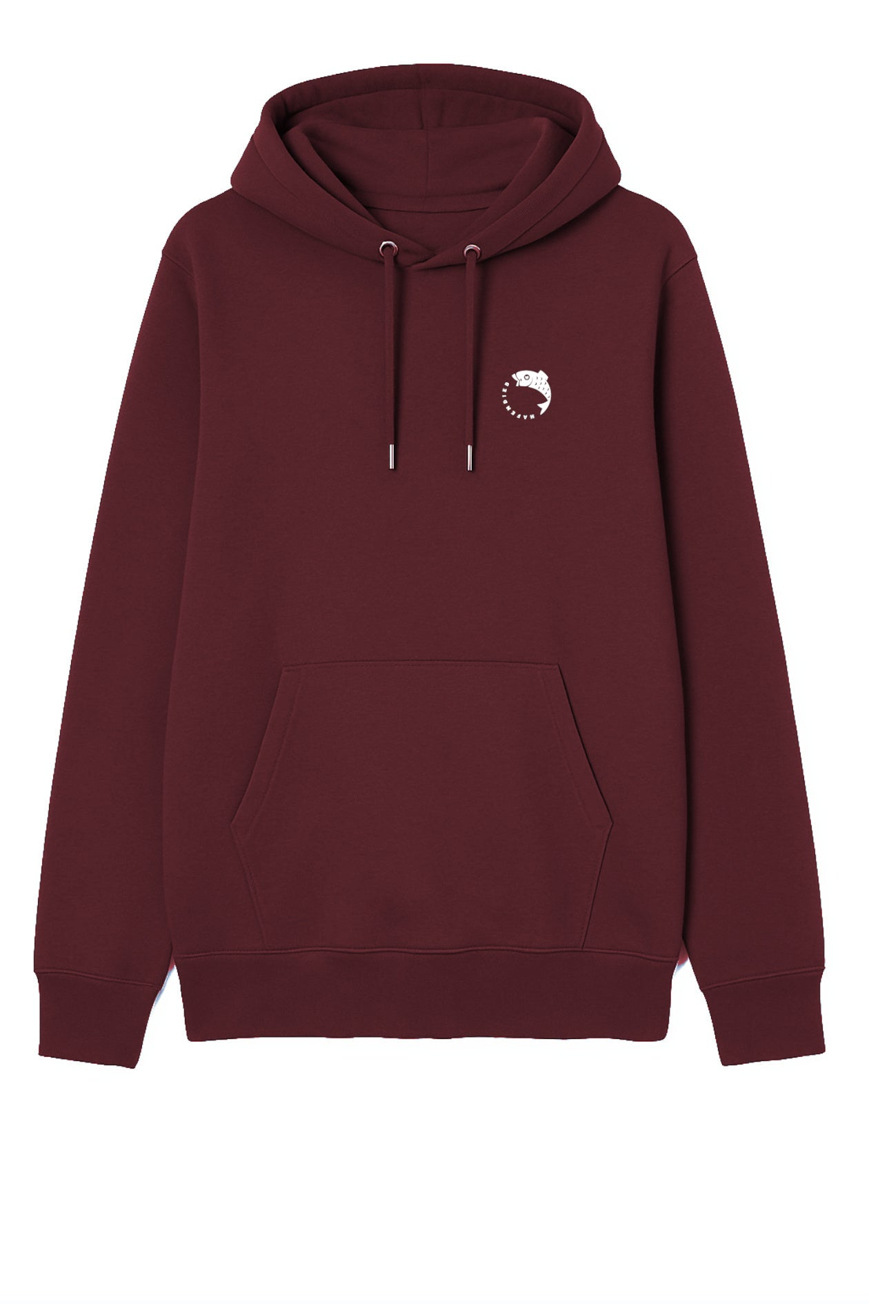 HAFENDIEB Herren vegan Hoodie Herren Fish Burgundy