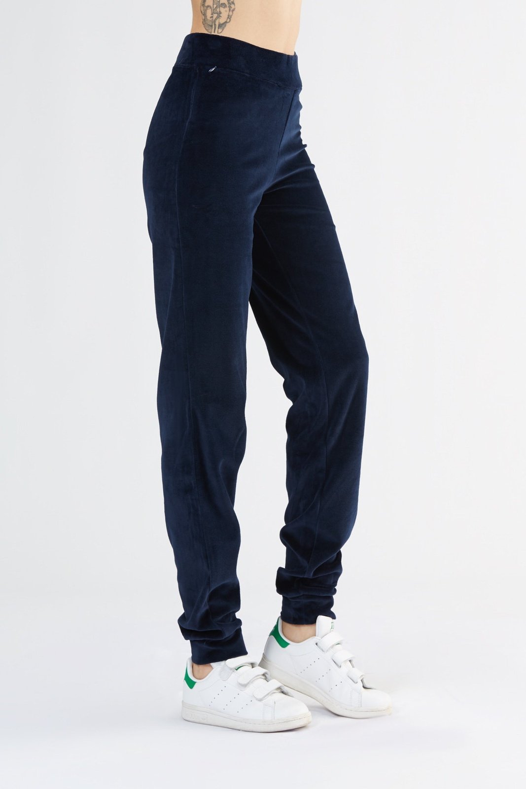 Leela Cotton womens vegan Pants Nicky Midnight Blue