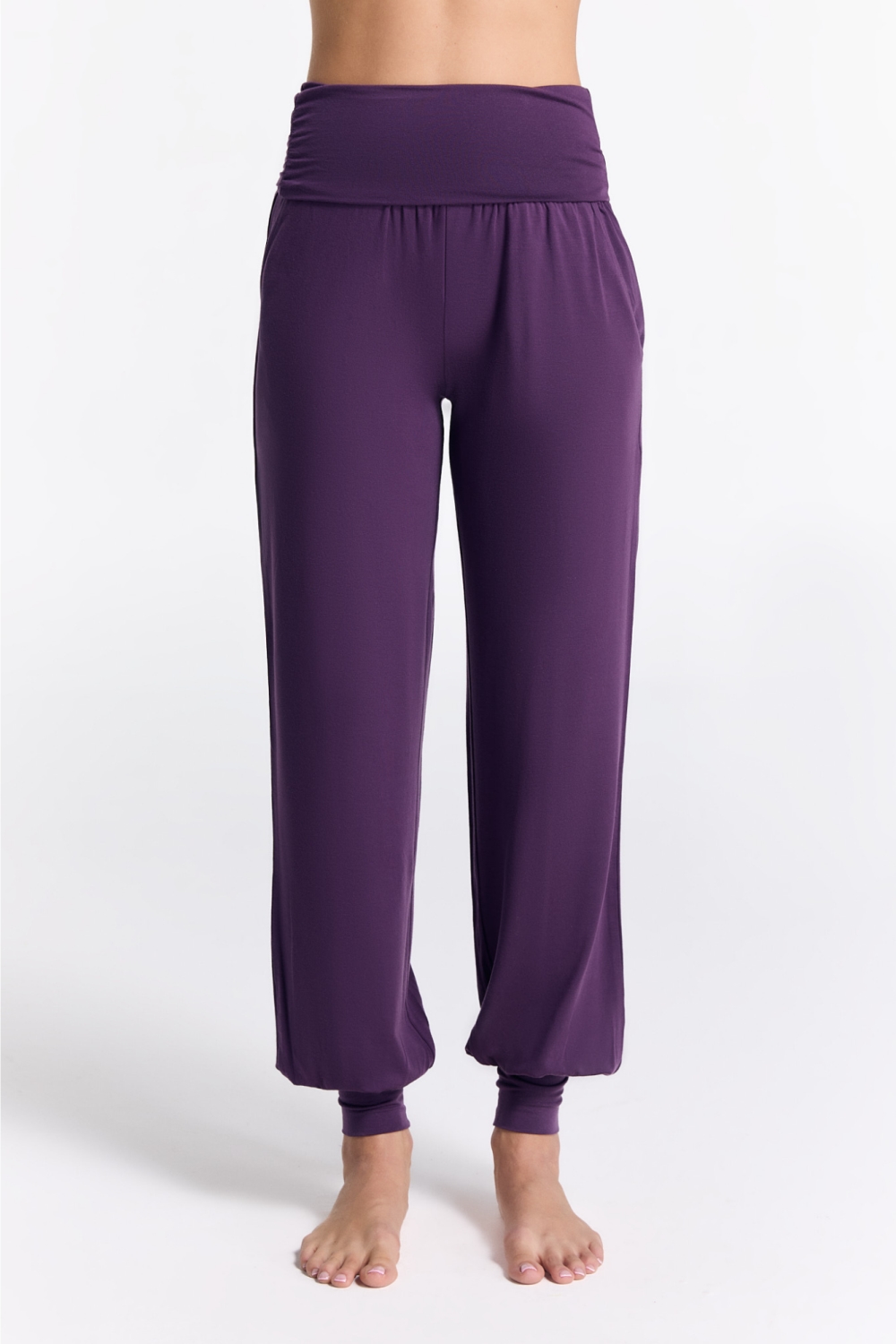 True North Damen vegan Yogahose Weinbeere