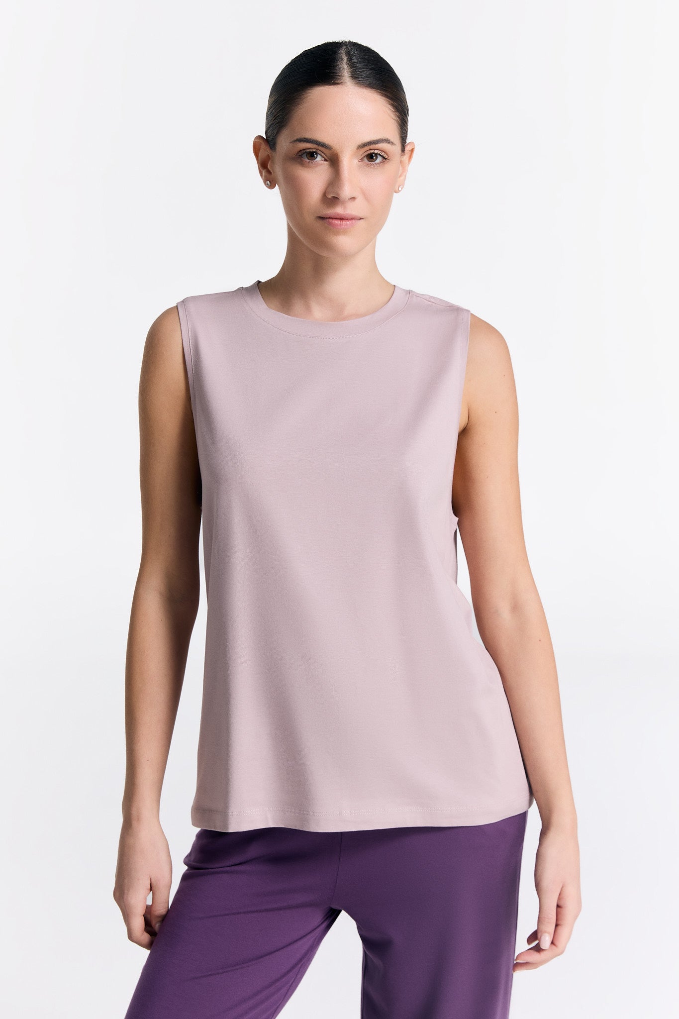 True North womens vegan Top With High Neckline Active Rose Smoke