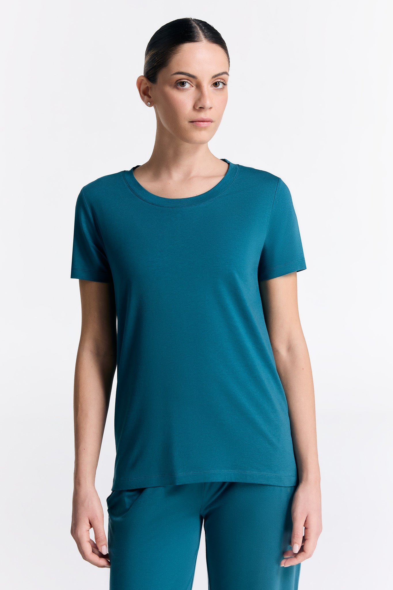 True North womens vegan T-Shirt Active Libelle Teal