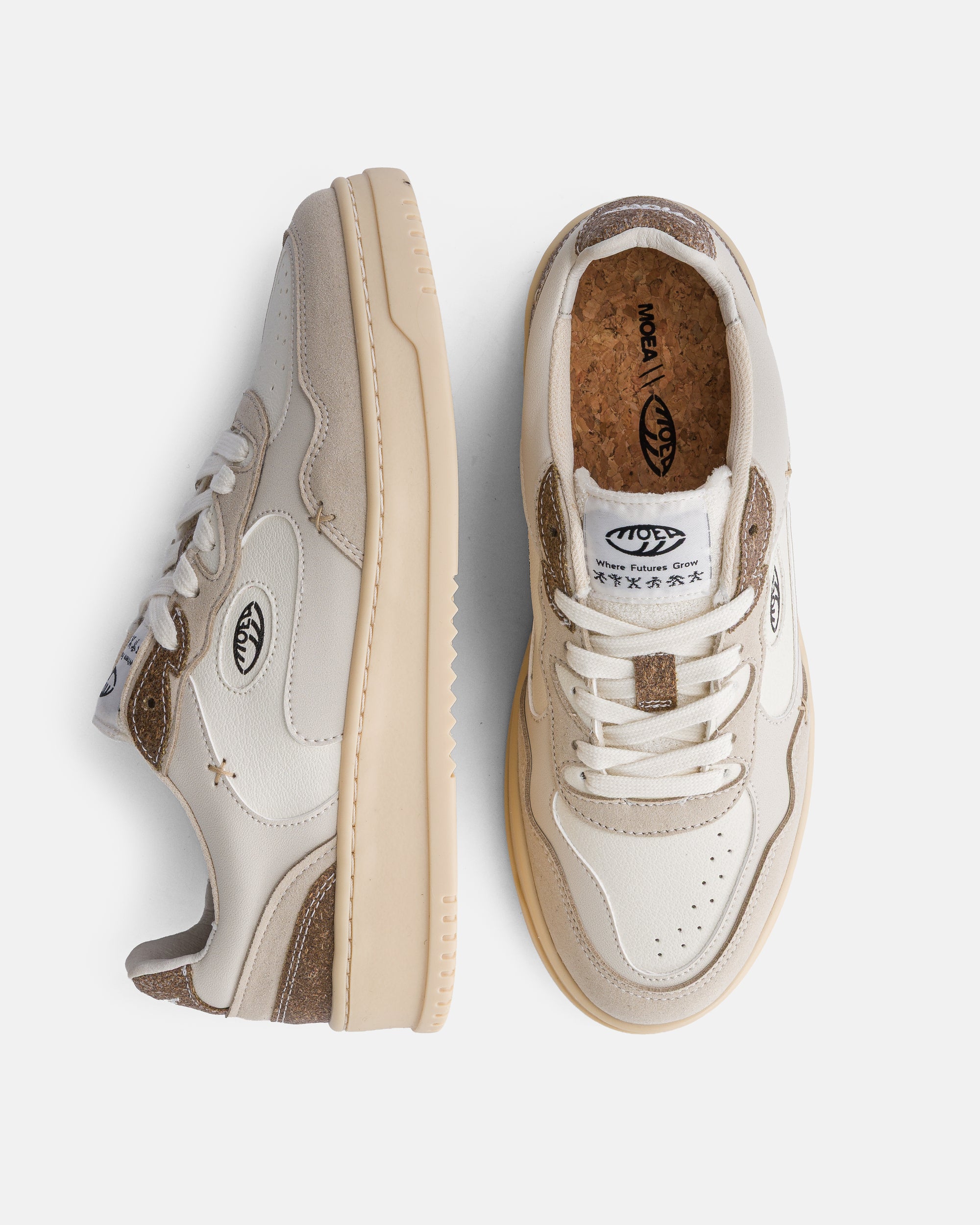 MoEa men vegan Sneakers Canyon Beige