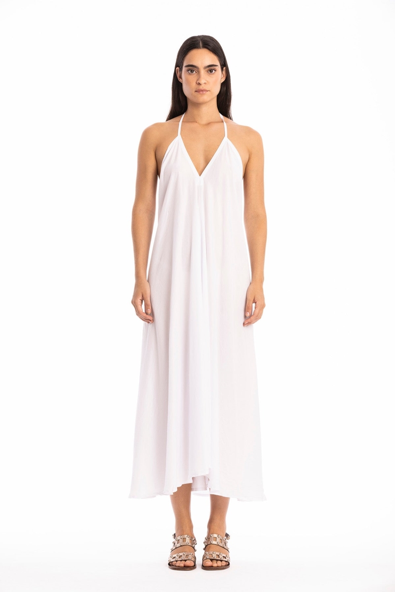 RAVENS VIEW IBIZA Damen vegan Kleid Milena Wei&Atilde;Ÿ
