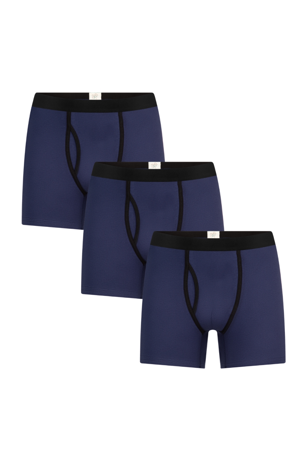 Albero Natur men vegan Multipack 3x Boxer Shorts Dark Blue